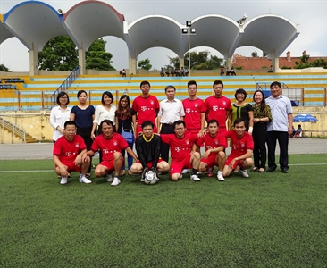 Viện kiểm sát nhân dân quận Hai Bà Trưng tổ chức giao hữu bóng đá